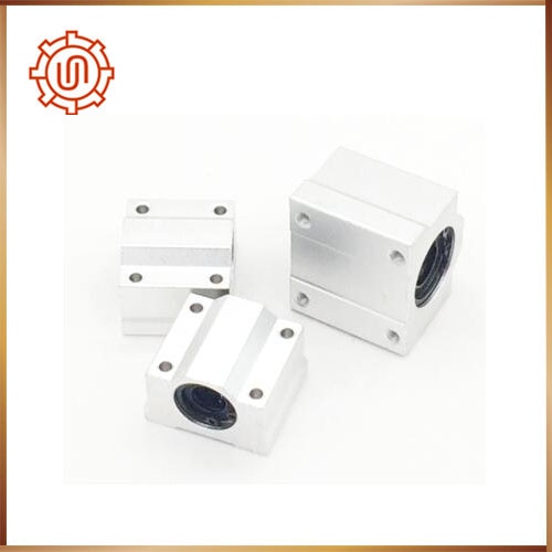 Sc16uu 4 kpl  sc16uu scs 16uu lineaariliikekuulalaakerit cnc osat liukulohko holkki 16mm lineaarisen akselin ohjauskisko cnc osia