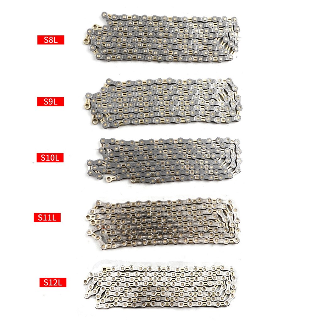Sturdy Carbon Steel 8-12Speeds Bike Chain MTB Road Bicycle Chains Link Parts