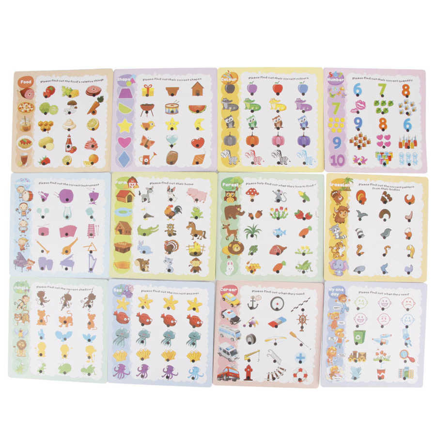 Punt Lezen Pen Met 12Pcs Cognitie Kaarten Baby Leren Educatief Speelgoed