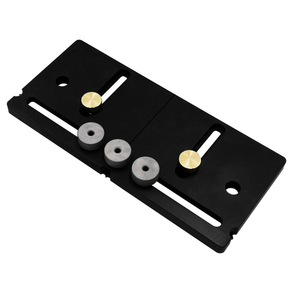 Gabarit de perçage de poignée de porte, gabarit de gabarit de Guide de perçage pour le travail du bois, outil de localisation pour les boutons, outil d'installation
