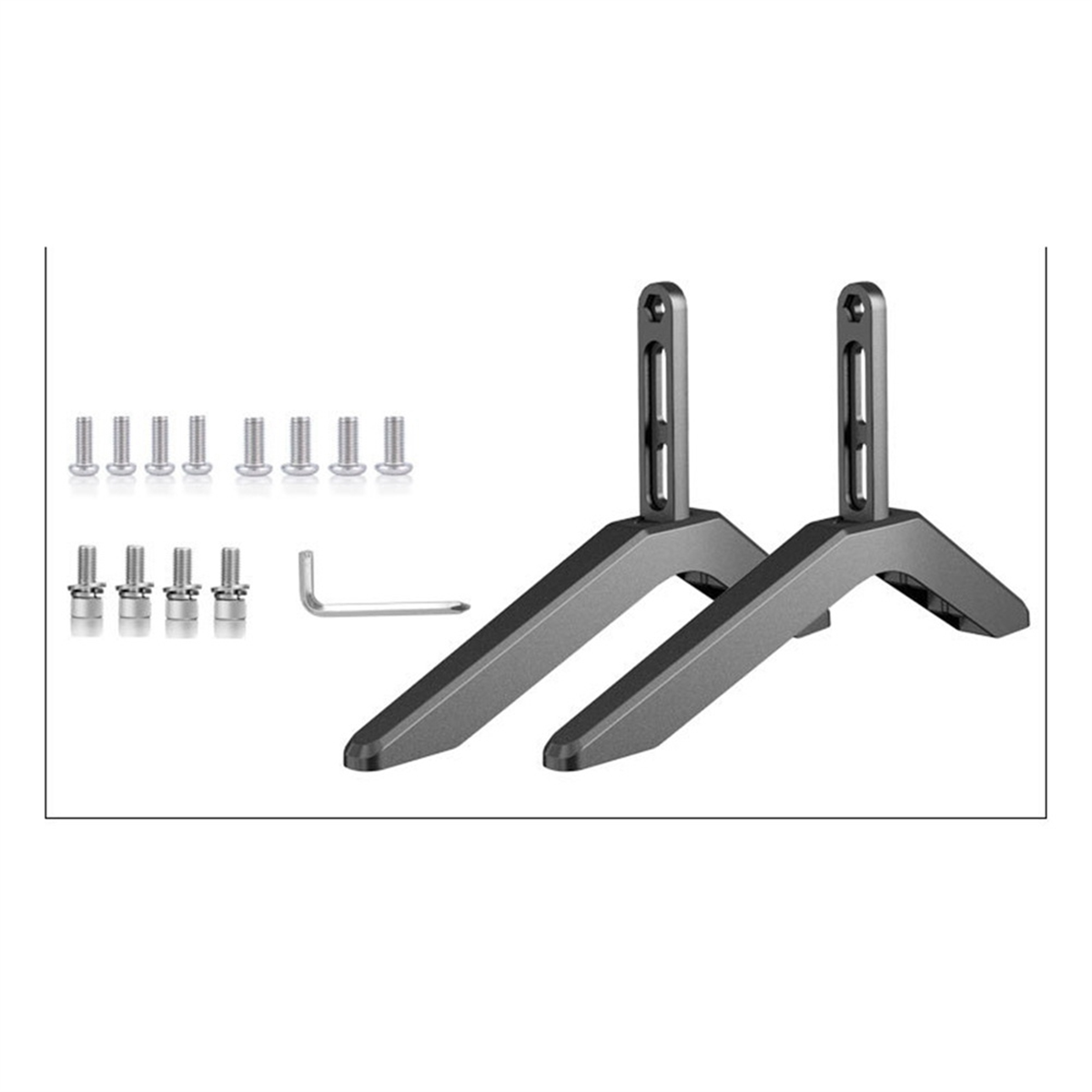 Universal TV Stand Base Table Top TV Legs for Vizio Samsung LG TCL Hisense Televisions with Screws