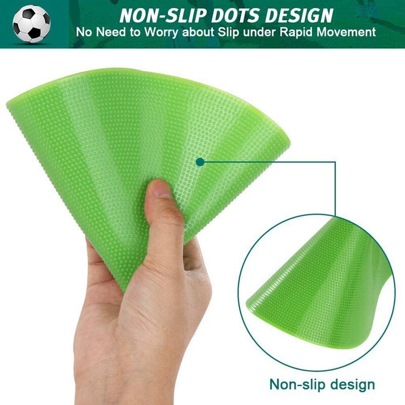 12 Stuks 10-Inch Agility Markering Pad Voetbal Markering Plaat Platte Markering Plaat Voor Sport Snelheid En Agility Training