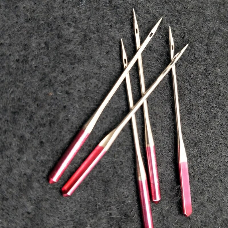 1 set 5 pcs Janome Sewing Machine accessories Blue Tip Needle Size 11 ;Purple Tip Needles 14; Red Tip Needles 14 7YJ283