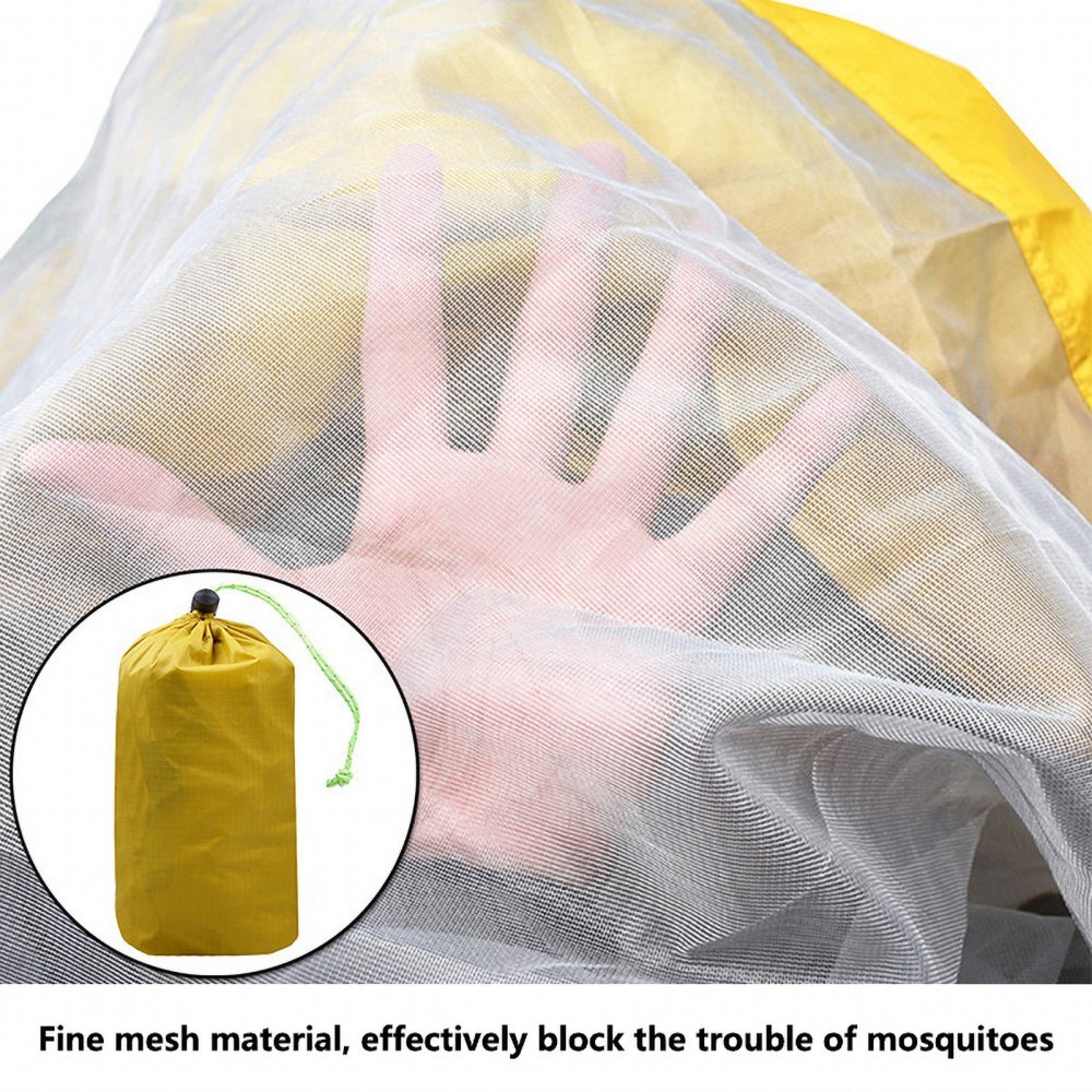 Ultralight Enkele Persoon Bivy Tent Outdoor Enkele Mesh Tent Opslag Ademend Enkele Tent Voor Camping Wandelen Anti-Muggen