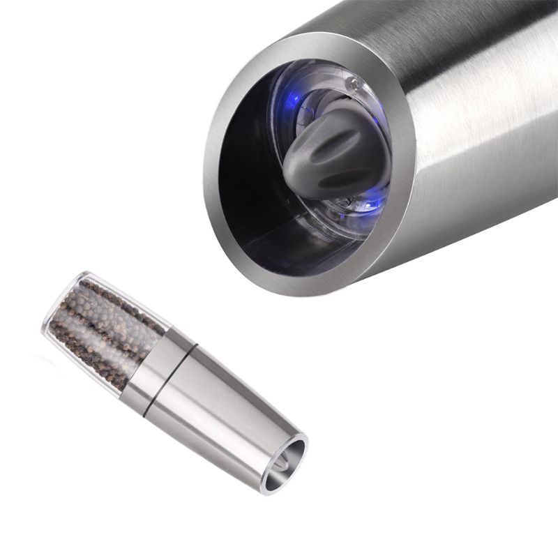 Gravity Electric Salt and Pepper Grinders Set - Battery Operated