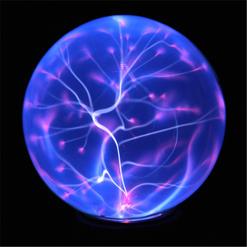 3.5/4/5/6/8 Inche Plasma Bal Magische Maan Lamp Usb Elektrostatische Bol Night Lamp Voice controle Project Home Decor