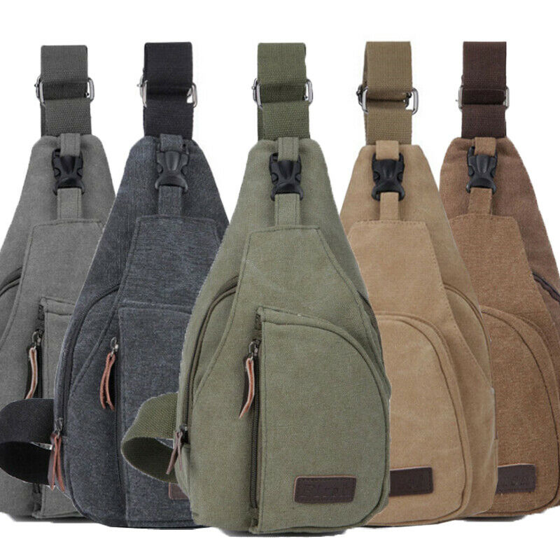 Brand Casual Mannen Vintage Canvas Rits Wandelen Fiets Taille Packs Fanny Pack Pouch Tassen