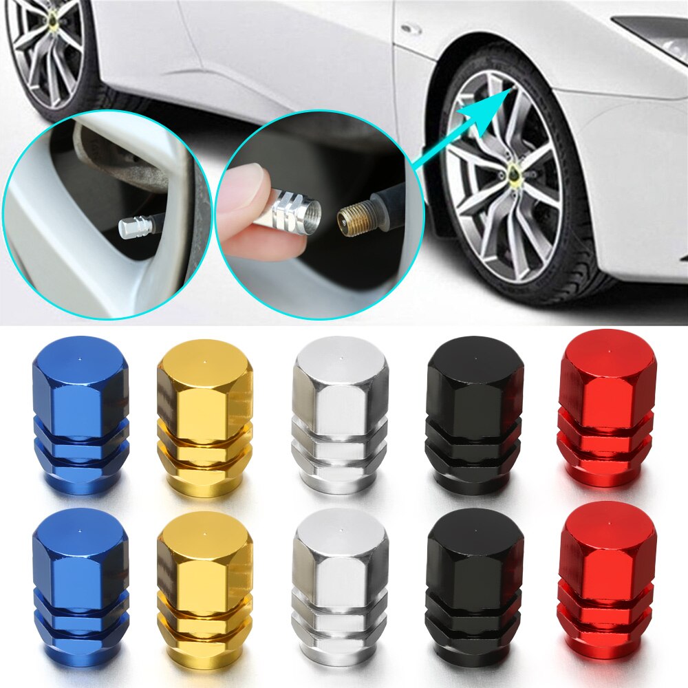 Tapones de neumáticos para rueda de coche, cubiertas de vástago de Llanta de Aleación de aluminio, Airdust, impermeables, para