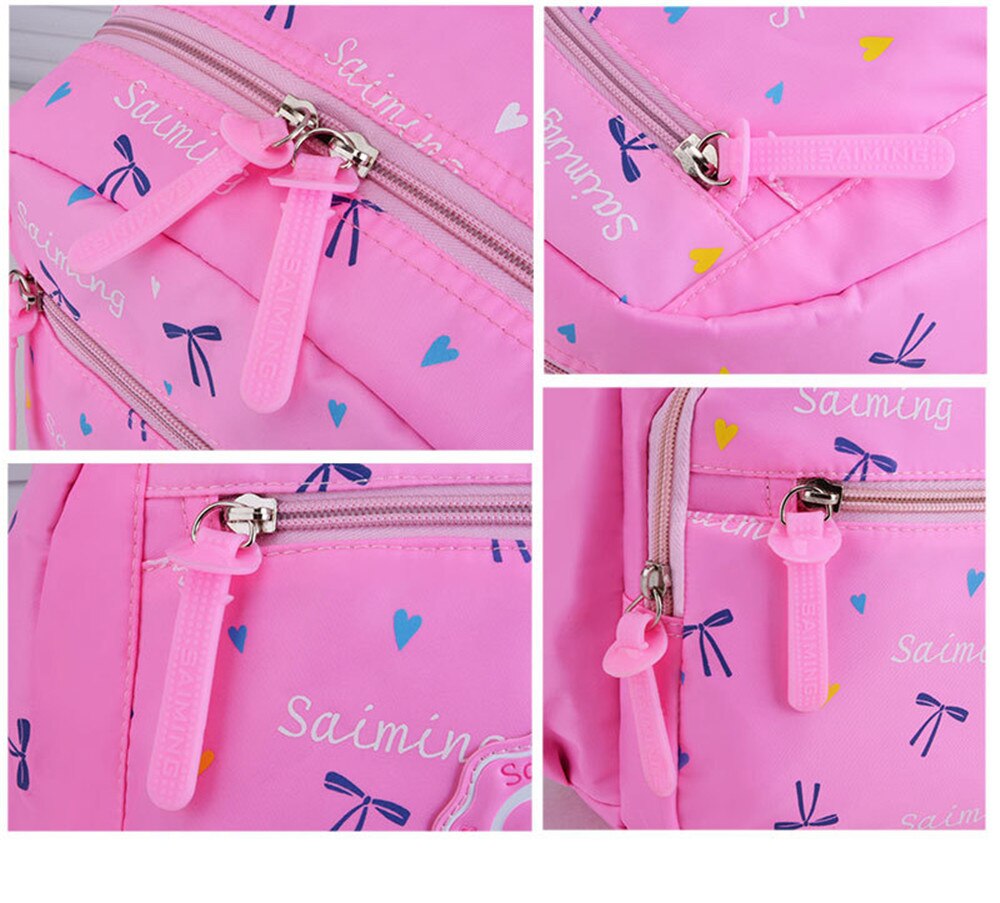 Kinder Schule Taschen Jugendliche Mädchen Druck Rucksack schule Rucksäcke 3 teile/satz Mochilas kinder reise rucksack Niedlich schulter tasche