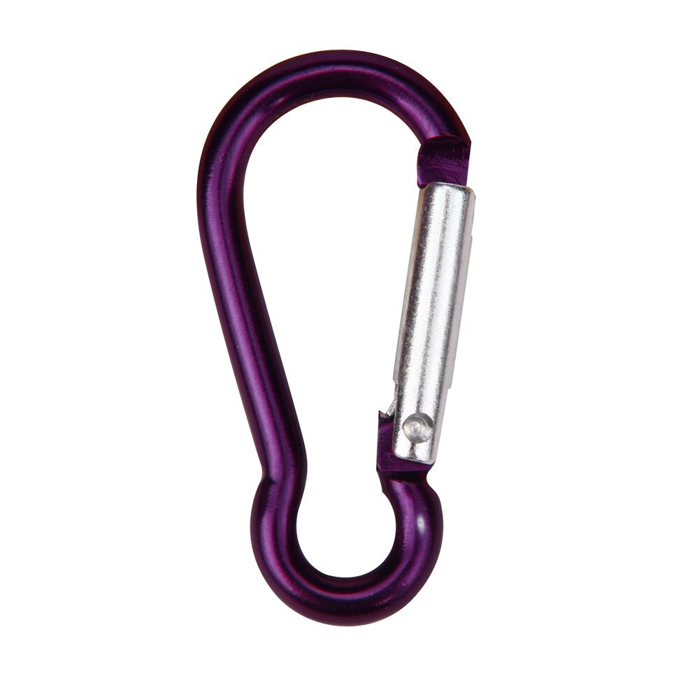 2 Stuks Aluminium D Vormige Karabijnhaak Spring Snap Clip Haken Camping Wandelen Klimmen Sleutelhangers Voor Outdoor Sport Clip Haak 25 #