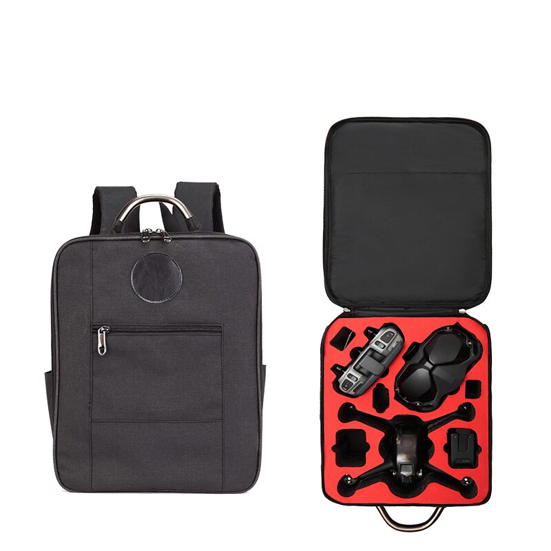 Per Dji FPV zaino borsa da viaggio a spalla antiurto per Dji Fpv Combo Drone borsa di stoccaggio di grande capacità: Red