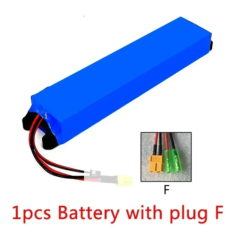 36V batterij 20Ah 18650 lithiumbatterij 10S3P 20000mAh 500W Dezelfde poort 42V elektrische S-scooter M365 E-BK Power batterij met BMS: Roze