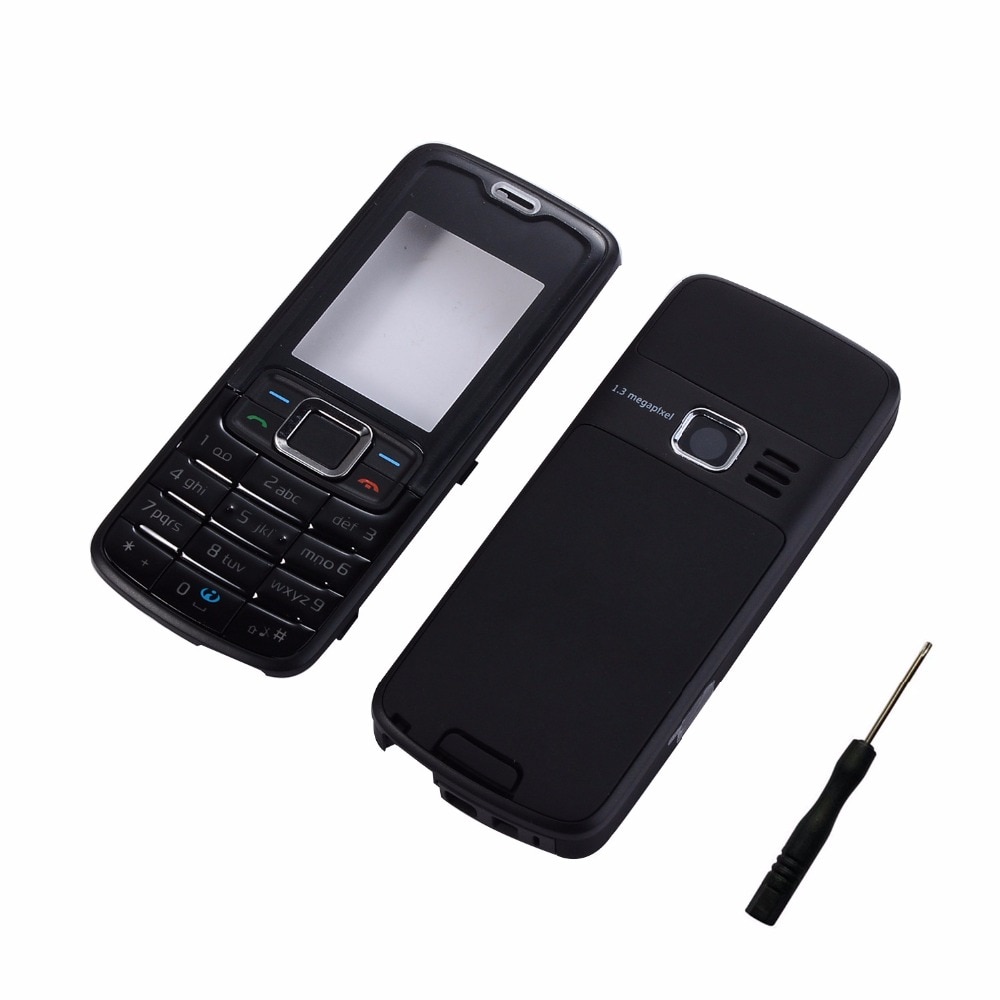 Pour Nokia 3110 3110C boîtier avant façade cadre couvercle + couverture arrière/couvercle de porte de batterie + clavier + outils