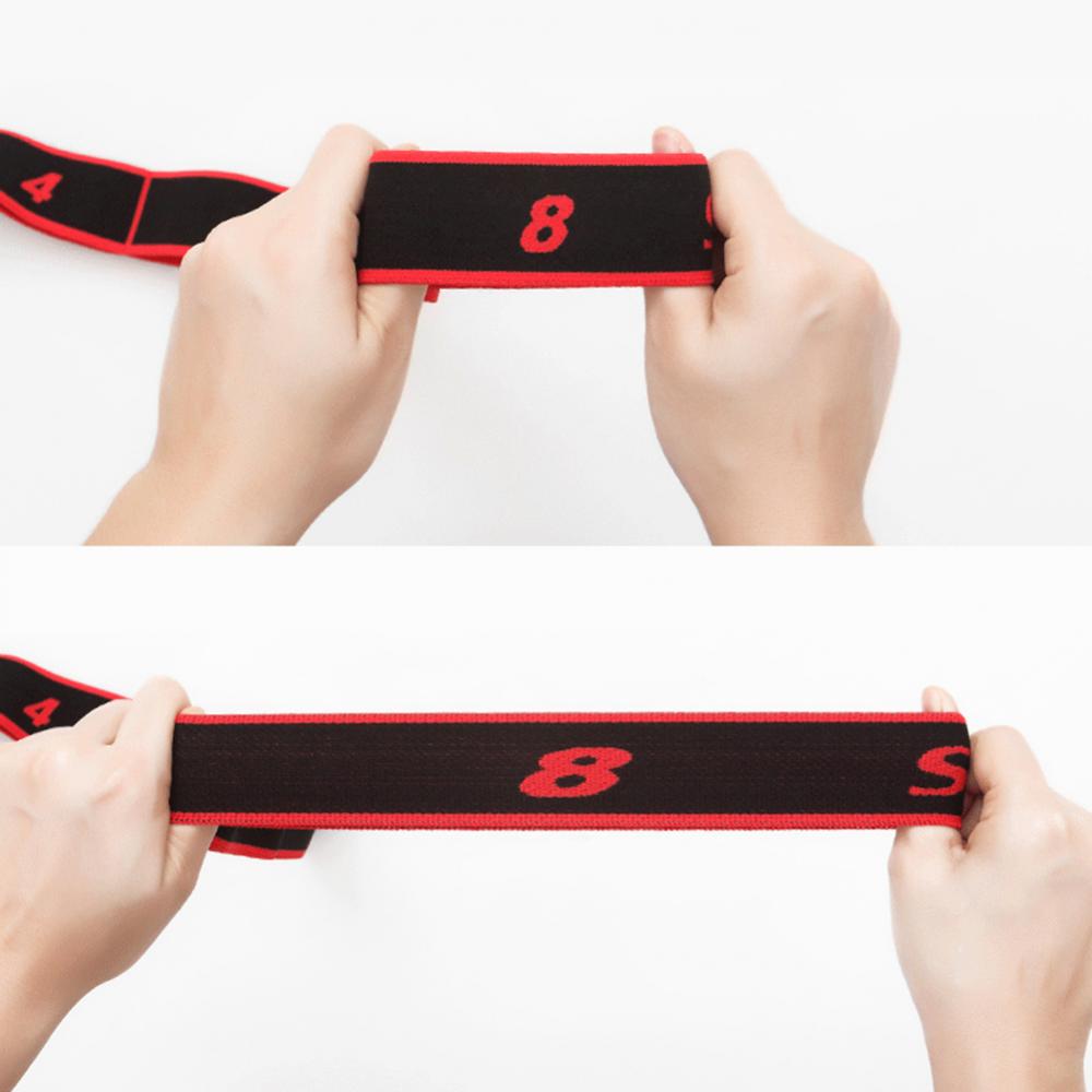 Gym Dance Stretching Band Yoga Pose Juiste Oefening Weerstand Elastische Band