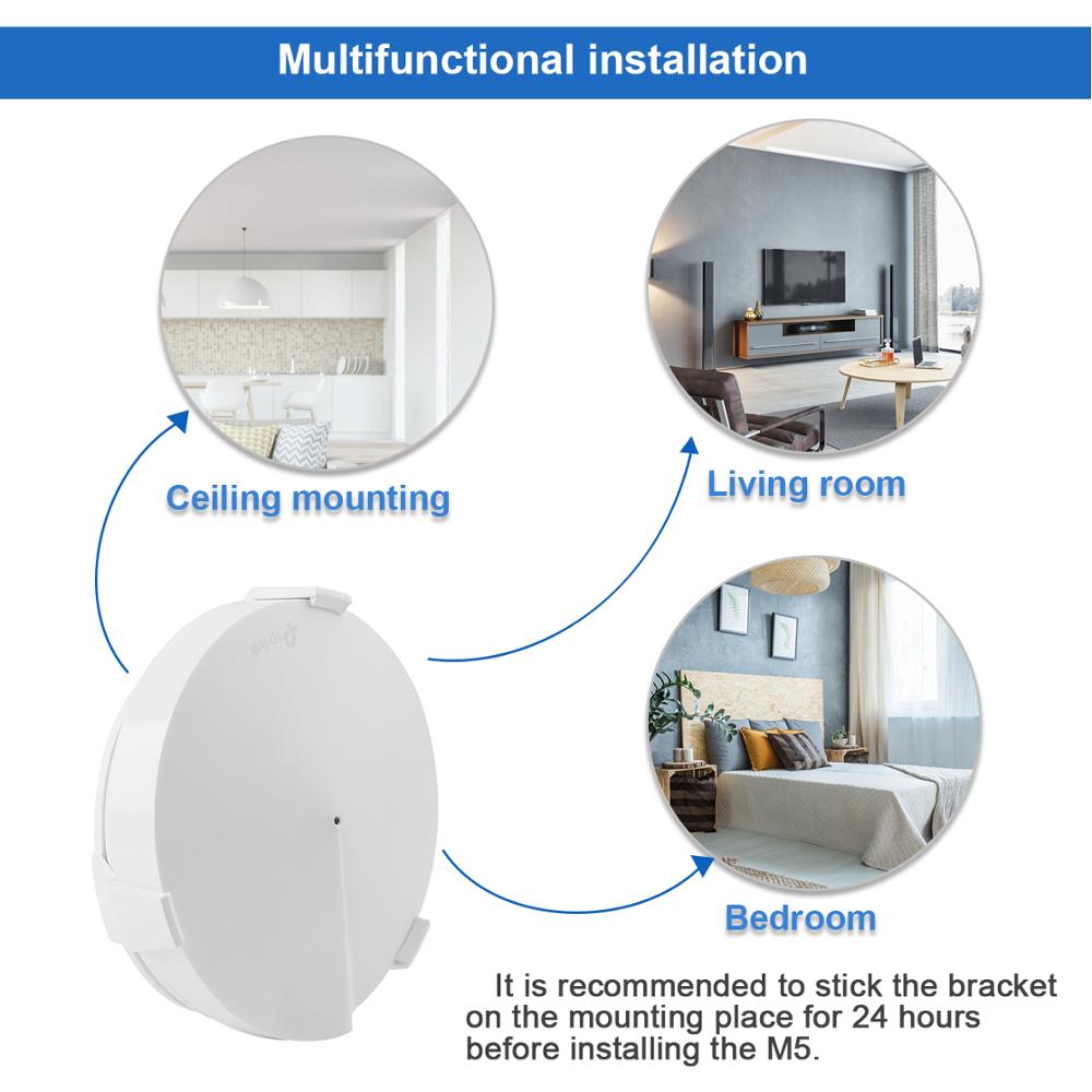 Wall Mount Voor Tp-Link Deco M5/P7 Hele Huis Mesh Wifi Systeem, vhb Tape Tp Link Deco M5/P7 Houder Wifi Router Plank Geen Boren