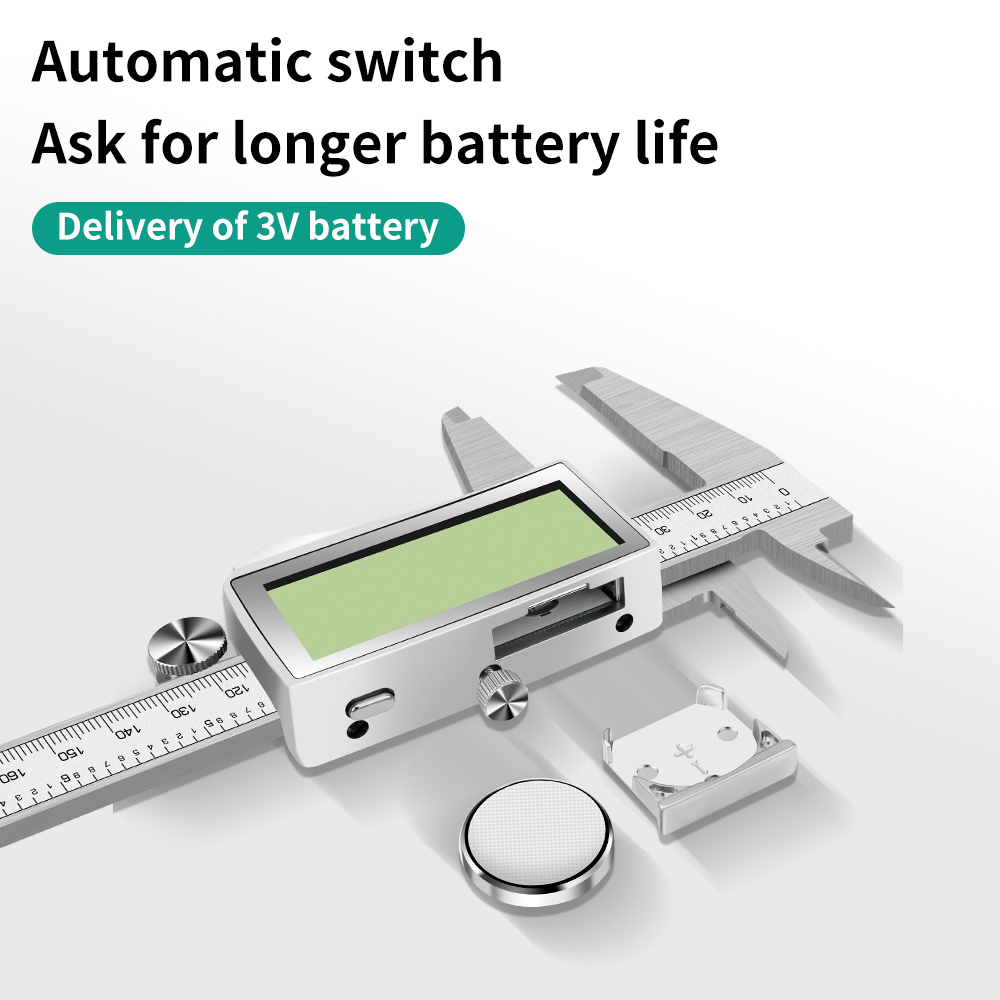 LUXIANZI Plastic Metal Vernier Caliper 0-150mm Micrometer Measuring Tools High-precision Stainless steel LCD Digital Calipers