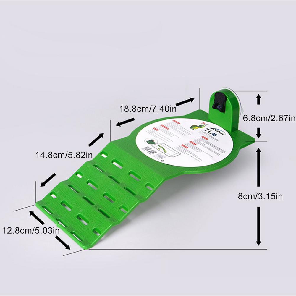 Schildpad Koesteren Platform Kunstmatige Klimmen Ladder TL-40 Schildpad Klimmen Platform Aquarium Aquarium Simulatie Gazon Decor