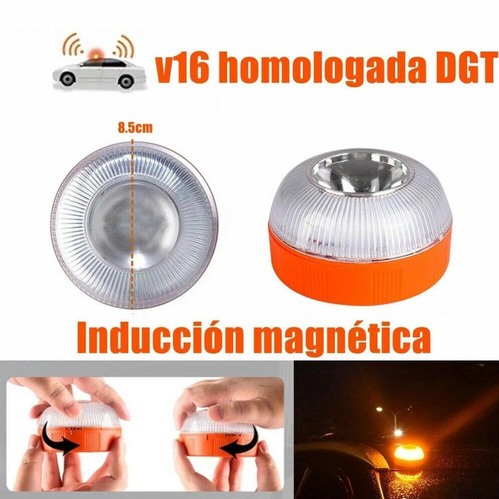Auto Notfall Licht V16 Wiederaufladbare LED Taschenlampe Magnetische Induktion Strobe Licht Straße Unfall Lampe Verkehrs Warnen Lampe