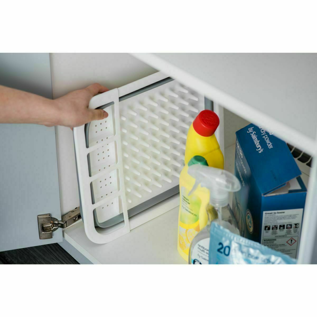 Escurridor de platos plegable, platos grandes y plegables