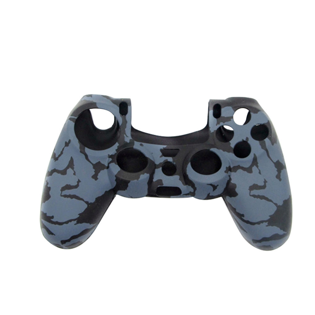 Replacement for PS4 Wireless Controller Case Camouflage Printing Soft Silicone Gel Skin Protective Rubber Cover: NO.4