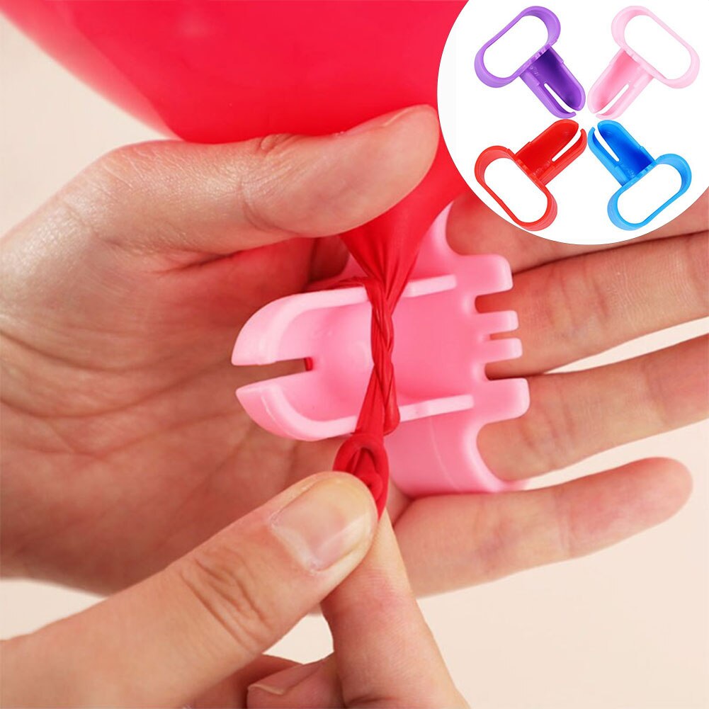 Balloon Knotter Plastic Ballnoon Knot Tying Tool For Latex Balloons Party Wedding Supply