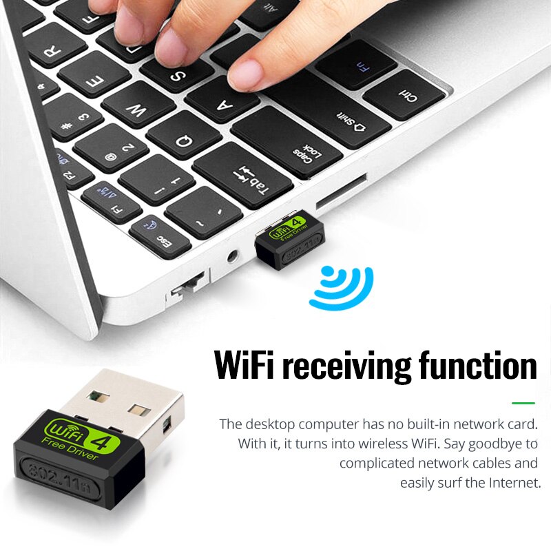 Driver gratuito scheda di rete Wireless 150Mbps RTL8188 chip USB Mini WiFi LAN Adapter 2.4GHZ per PC Laptop Notebook