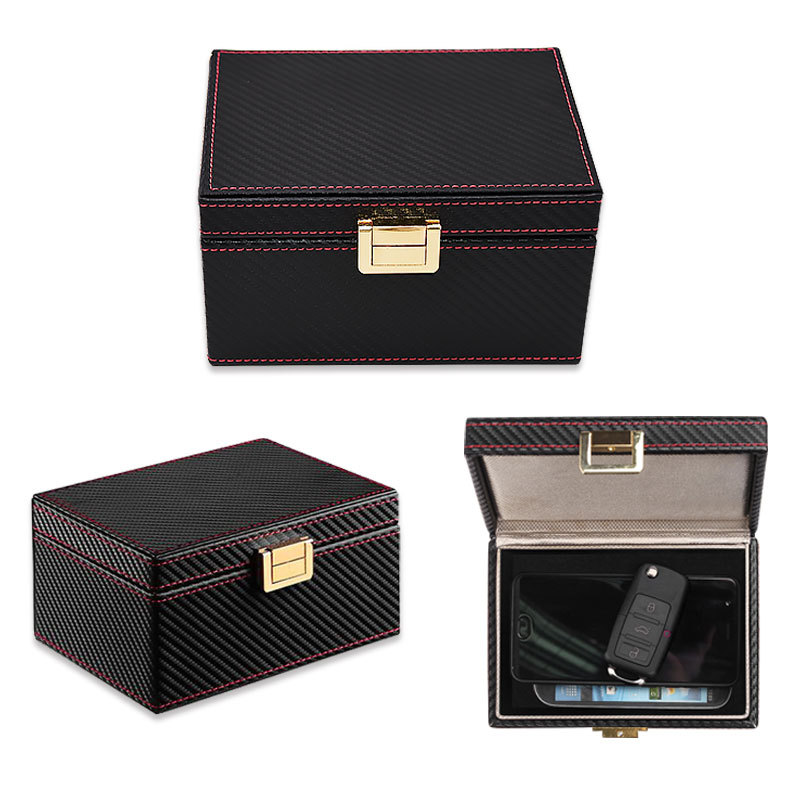 Keyless Signal Blocker Mobile Phone & Car Key Fob Faraday Box Anti-Theft Radiation-proof Safety Auto Storage Container
