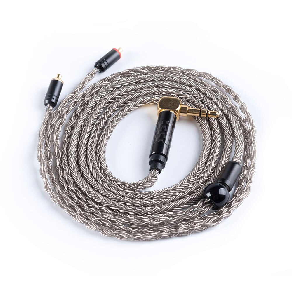 Il cavo di rame placcato argento 2.5/3.5mm del centro di hififeel 16 ha bilanciato il cavo con MMCX/2pin/QDC per il BL-01 di BLON KZ ZSX ASX EDX DQ6