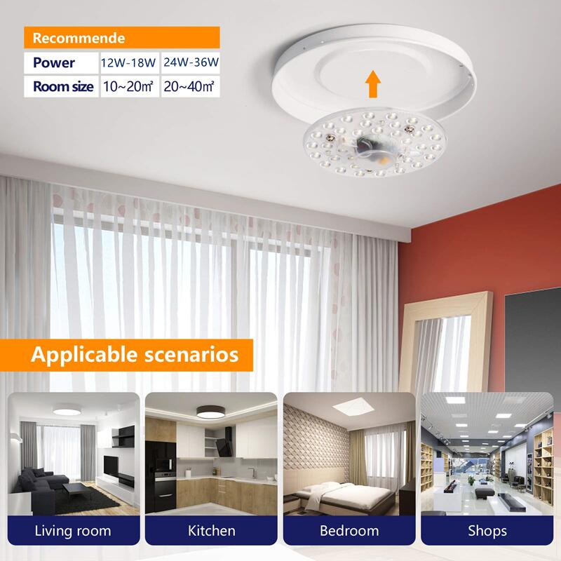 36W 24W 18W 12W Led Ring Panel Cirkel Licht SMD2835 Led Ronde Plafond Boord Cirkelvormige lamp Board AC220V 230V 240V Led Licht