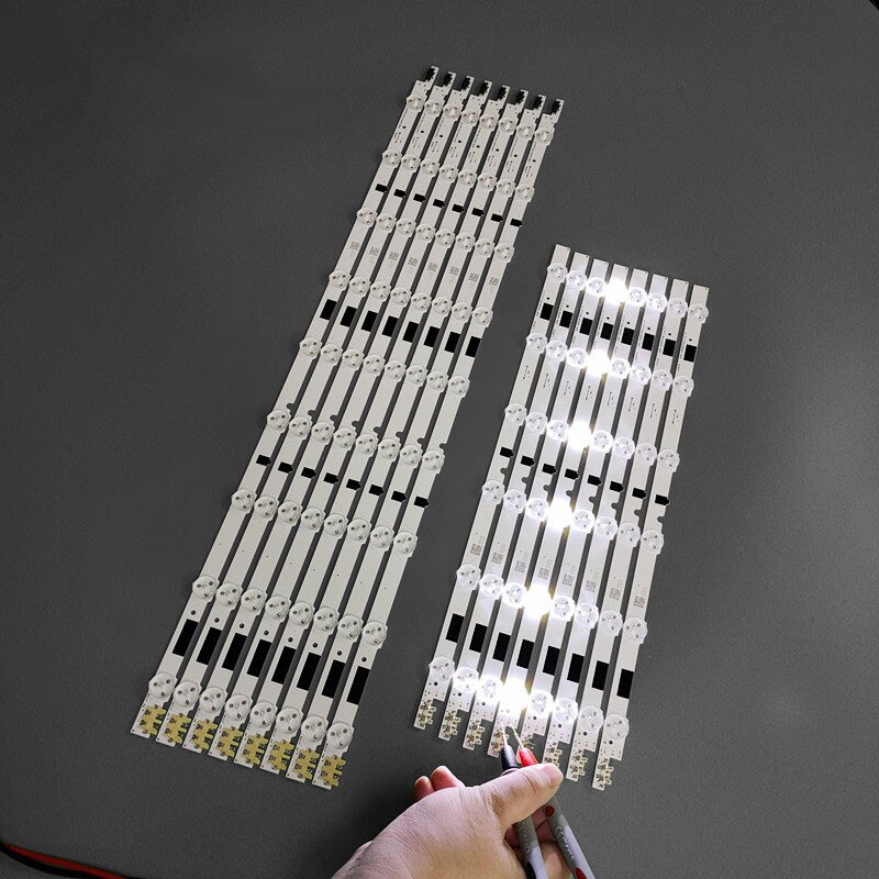 16pcs/set LED backlight strip for Samsung TV UE46F5000AWXZG UE46F6400AW 2013SVS46F R6 L9 D2GE-460SCA-R3 D2GE-460SCB-R3