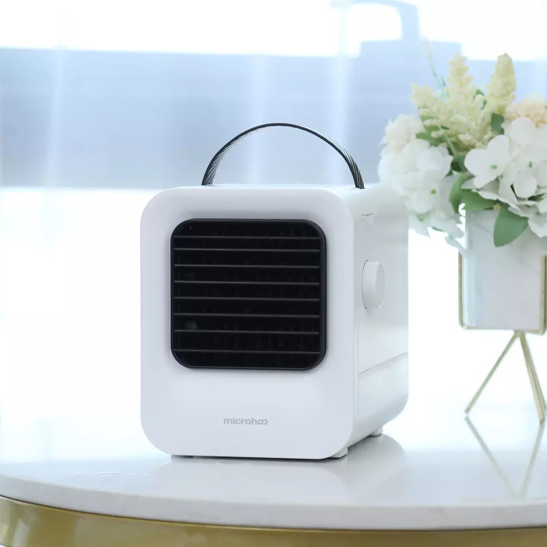 Xiaomi Microhoo 3 In 1 Mini Air Conditioner Water Cooling Fan Touch Screen Timing Artic Cooler Humidifier Bladeless