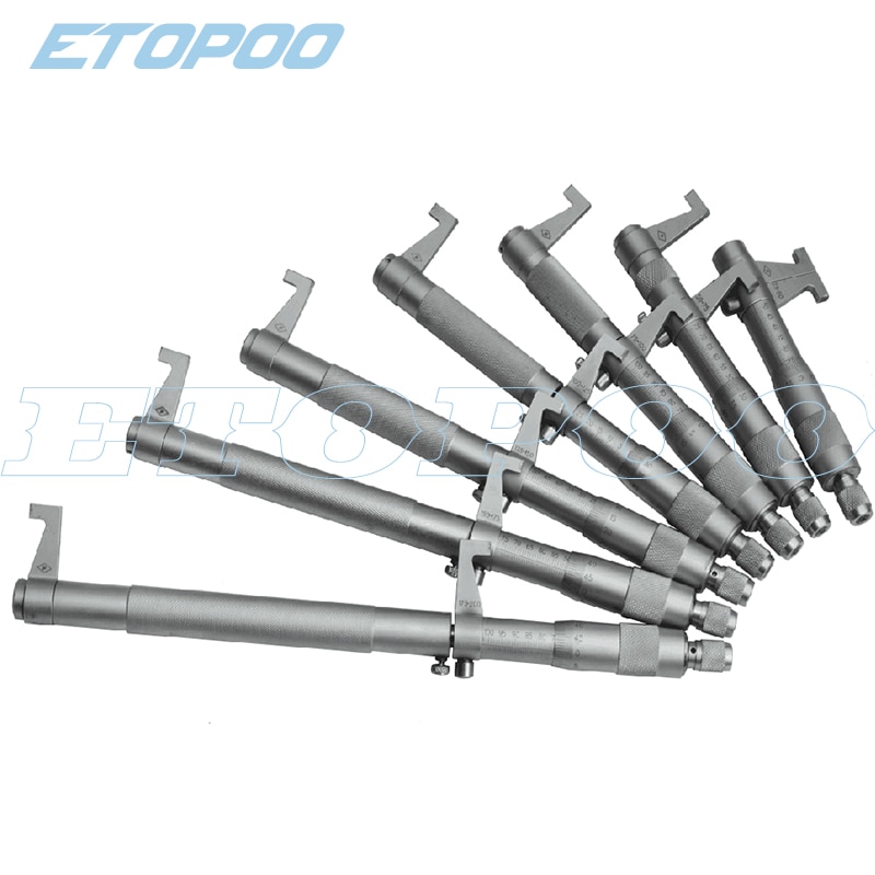 Inside Micrometer 5-30/25-50/50-75/75-100mm/100-125mm/125-150mm/150-175mm Screw Gauge Metric Micrometers Carbide Measuring Tools