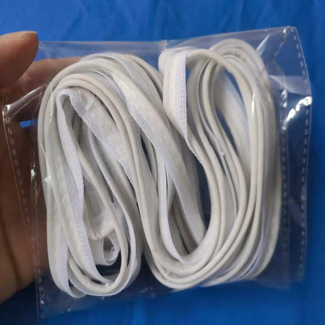 Bright Silver Rainbow Reflective Material Reflective Piping Fabric Strip Edging Braid Trim For Clothing Sew On 5M: White