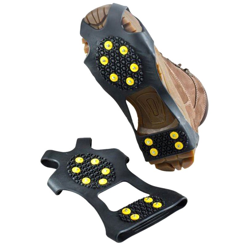 1 Paire Glace Neige Taquet Sur Chaussure Botte Picots En Caoutchouc Anti-dérapant Crampons Crampons Extensibles Chaussures 19ing