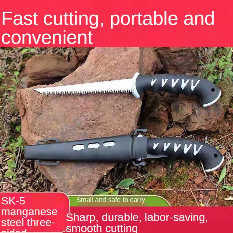 Portable Fruit Tree Saw Garden Saw Hand Saw Waist Saw Woodworking Saw Felling Saw Fruit Tree Outdoor Saw Band Saw Set Hacksaw