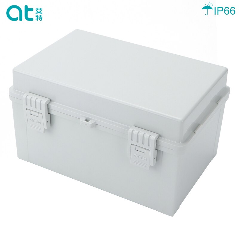 Waterproof Electrical Junction Box With Hasp Outdoor Sealed Switch Power Plastic Enclosure Case Electrical Distribution boxes