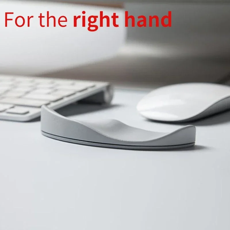Ergonomic Mouse Pad Wrist Pad Silicon Gel Non-slip Streamline Wrist Rest Support Mat Computer Mousepad for Office Gaming PC: BROWN