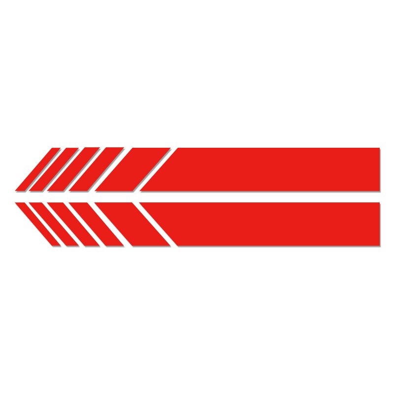 2 uds estilo de coche retrovisor espejo lateral etiqueta de la raya para Ford Ford EcoSport escolta focus 1 focus 3 focus 2 pegatinas de coche: red