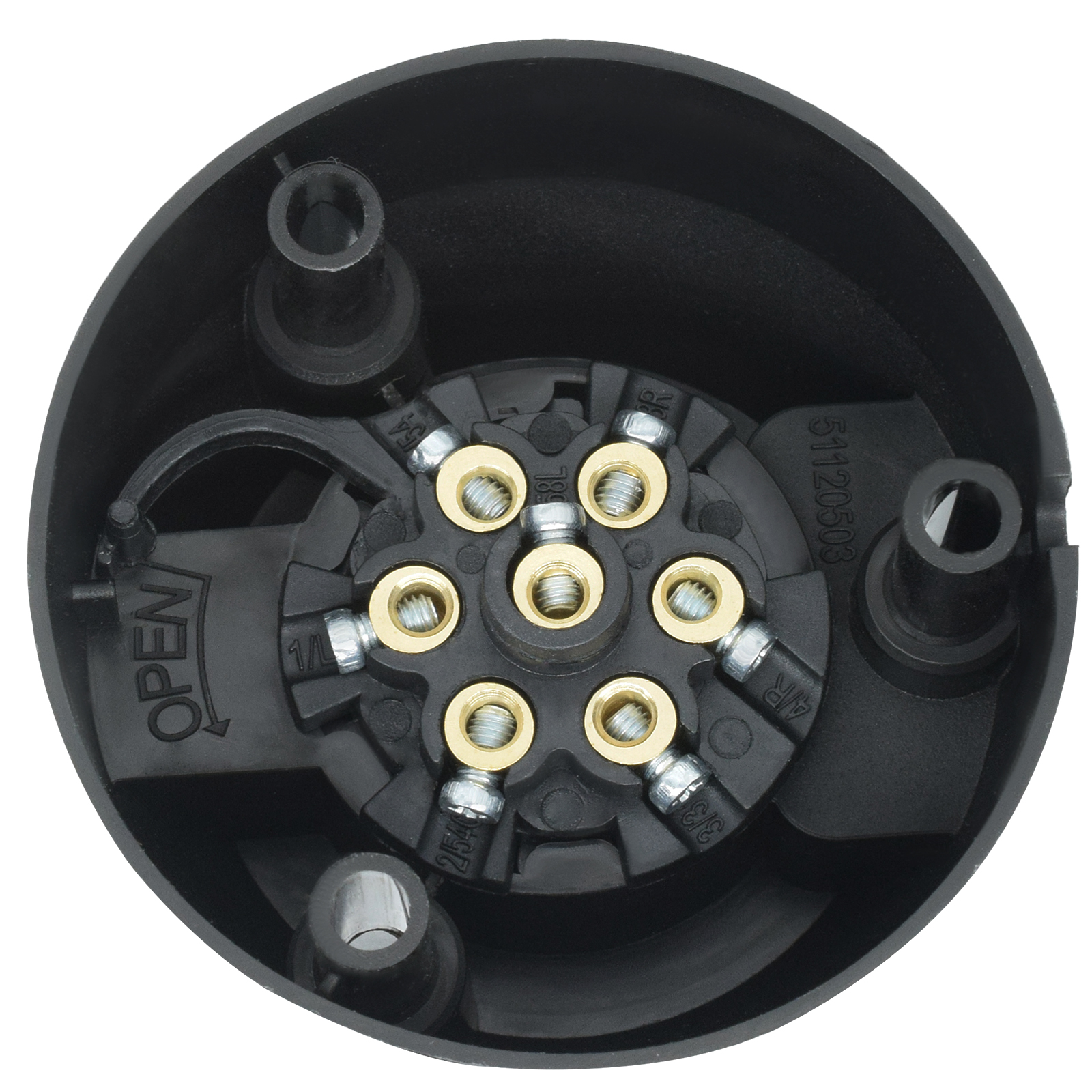 7 Pin EU Towbar Towing Plugs Truck RV Caravan Socket Trailer Connector 12V Plug Adapter Protector Connections Car Accessories