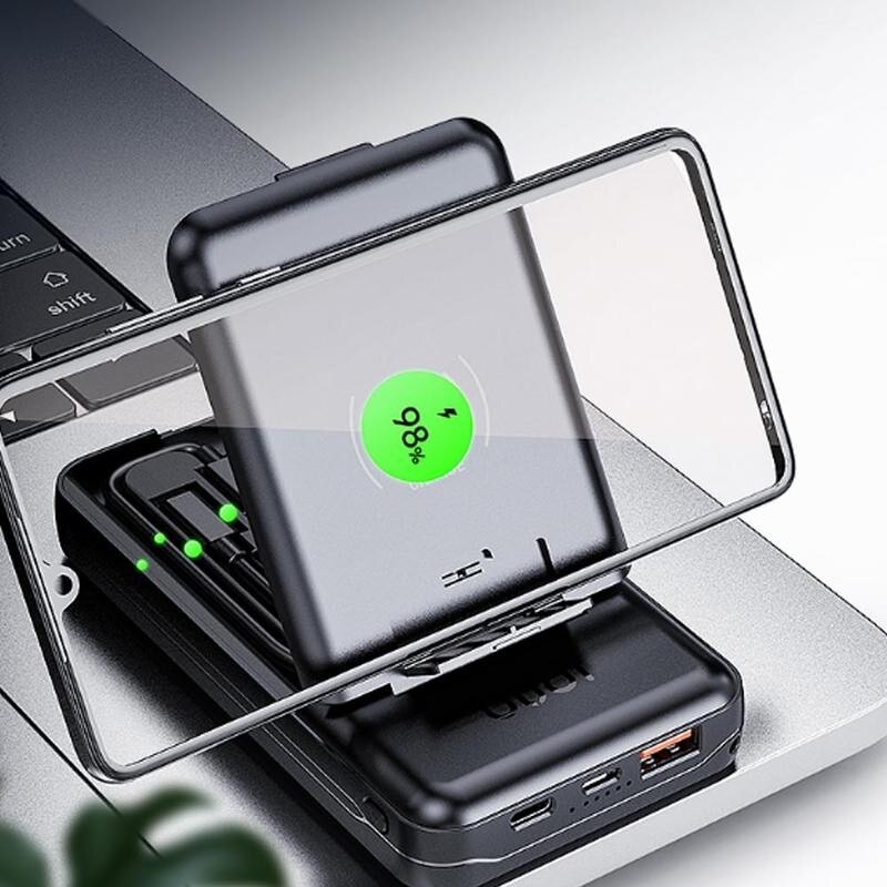 Budi Multifunctionele Power Bank Doos 10000Mah Power Converter Type-C Adapter Bank Usb Micro 1 Type C 7 Android In Om X3C2