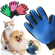 Sällskapshundar katt borste handske mild effektiv urtagning massage grooming handske sällskapsdjur bad rengöringsmedel husdjur hår ta bort handske