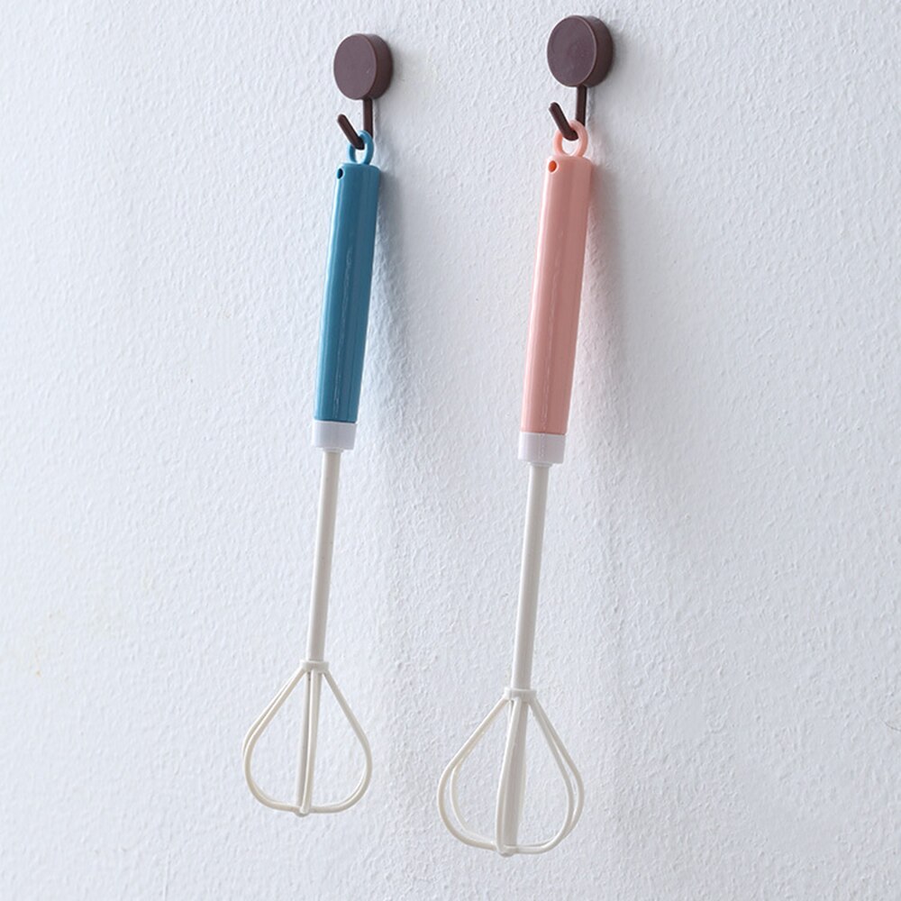 Hand Whisk Egg Beater, Egg Mixer ceramics Handle Beating & Stirring Milk Frother for Kitchen Cooking Baking Whipping Tool