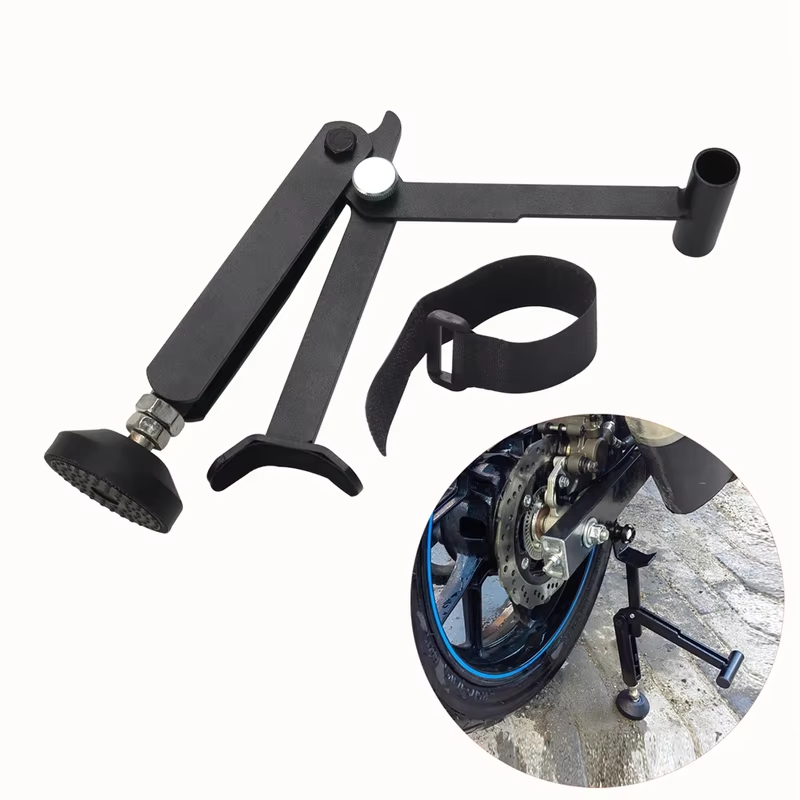 Motorcycle Stand Lifting Support Frame Foldable Heavy Lift Stand Stable Crane Frame For Motorcycle With Upgraded Armrest