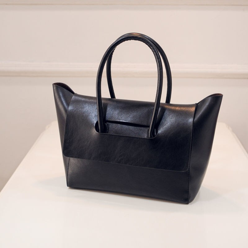 femmes sacs à bandoulière rétro holographique sac à main de femelle Simple luxe Totes offre spéciale: black