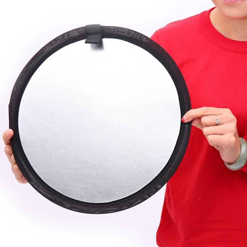 CY 30cm 11.8&#39;&#39; 5 in 1 profession Portable Collapsible Mini Round Photography Reflector for outdoor photo studio Portrait shoot
