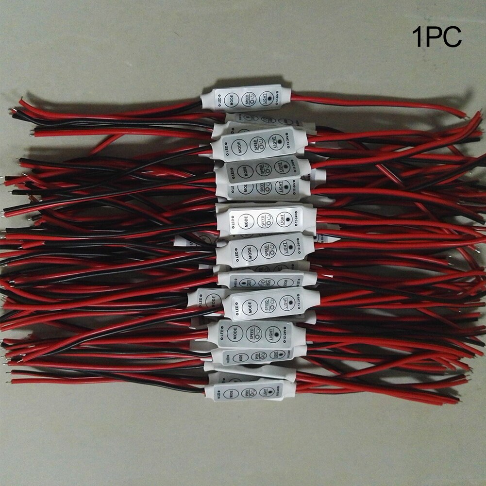 Helderheid aanpassen praktische accessoires enkele kleur mini party online lichtstrip thuis 12-24v led dimmer