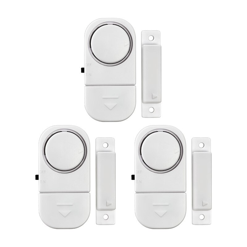 Standalone Magnetic Sensors Independent Wireless Home Door Window Entry Burglar Alarm Security alarm Guardian: 3pcs