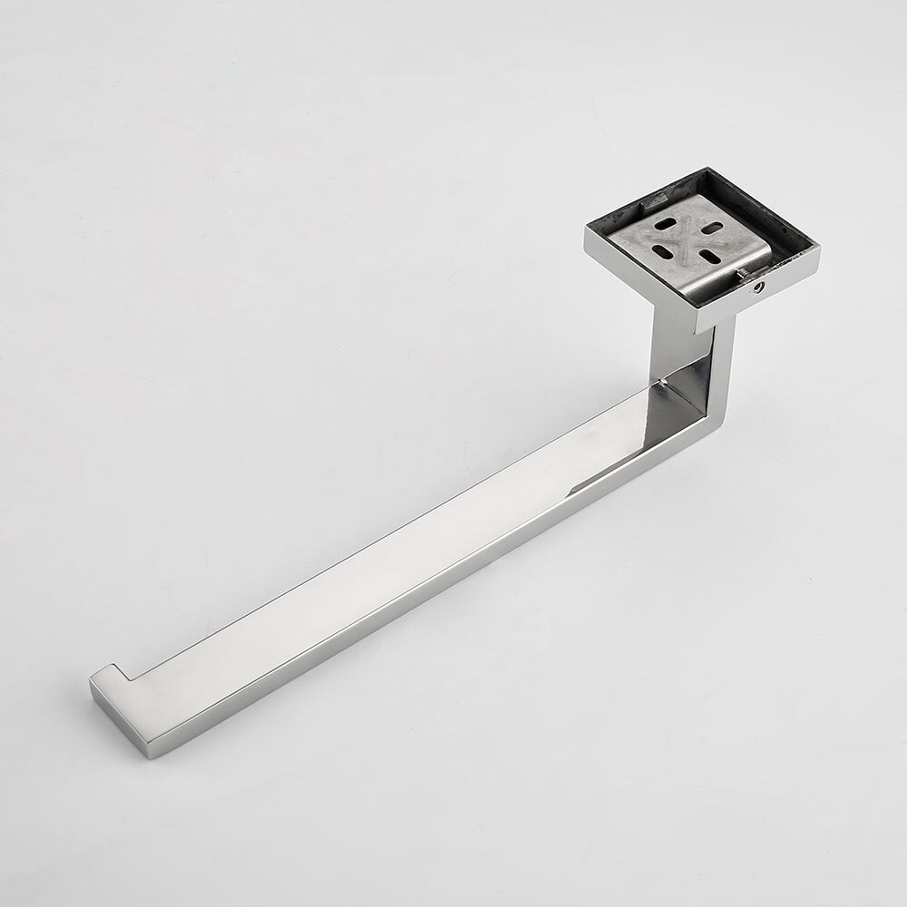 1 pcs SUS 304 Roestvrij Staal Enkele Handdoek Bar Wall Mounted Handdoek Ring Handdoekenrek Houder Badkamer Accessoires