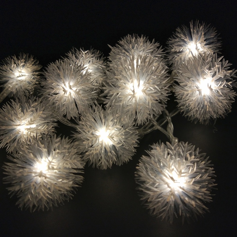 LED Snowflake twinkle string lights Christmas fairy lights Outdoor use Decorations for Year Xmas Wedding Room Party