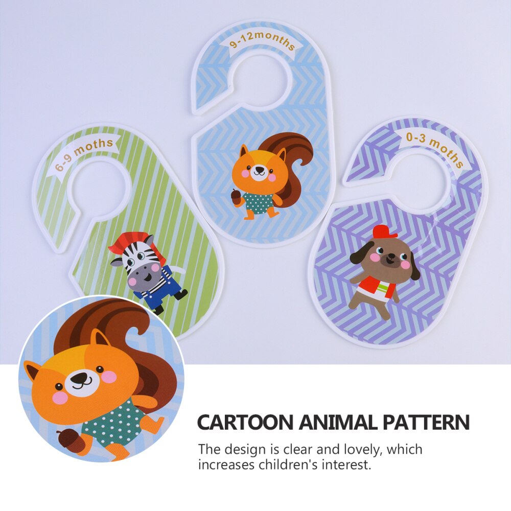 18 Pcs Clothing Size Dividers Clothing Hanger Divider for Store Clothes Mall Home